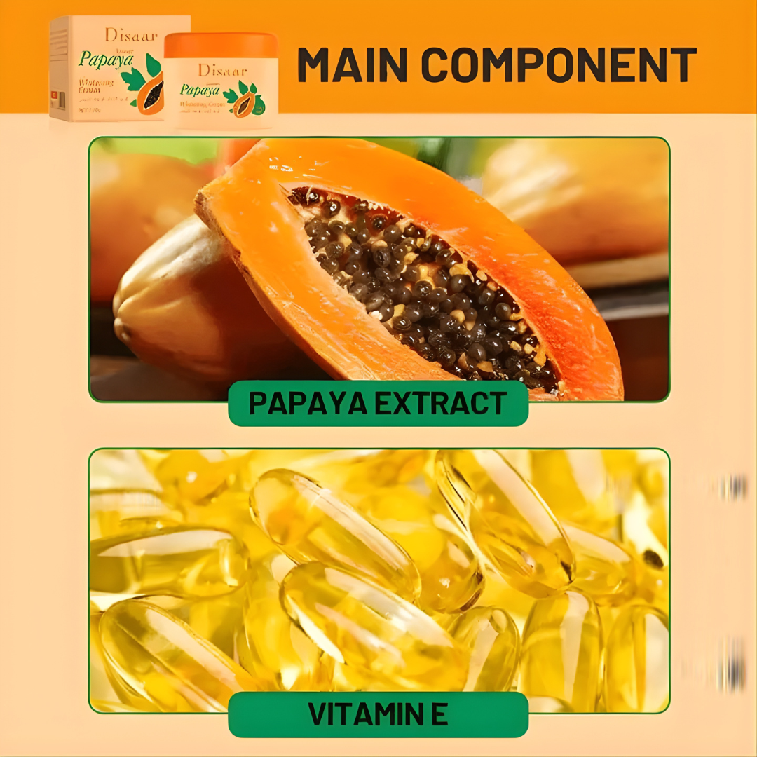 Disaar Papaya Extract Brightening Cream (120g)