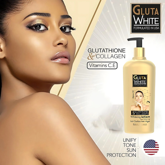 Gluta White Glutathione & Collagen Brightening Body Lotion (500ml)