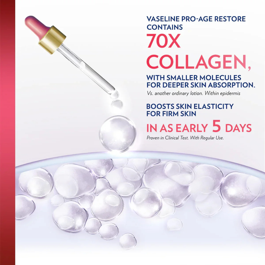 Vaseline Gluta-Hya Serum Burst Lotion Pro-Age Restore (300ml)