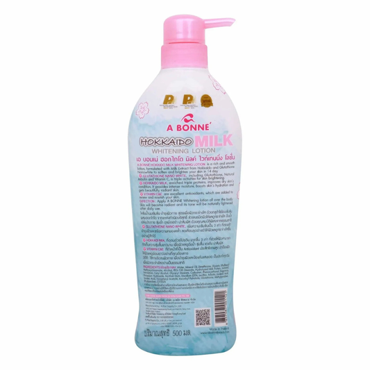 A Bonne Hokkaido Milk Whitening Lotion – 500ml