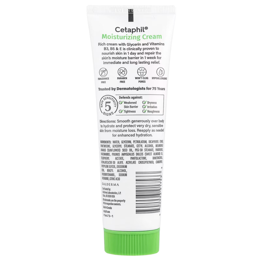 Cetaphil Moisturizing Cream Fragrance Free (85g)