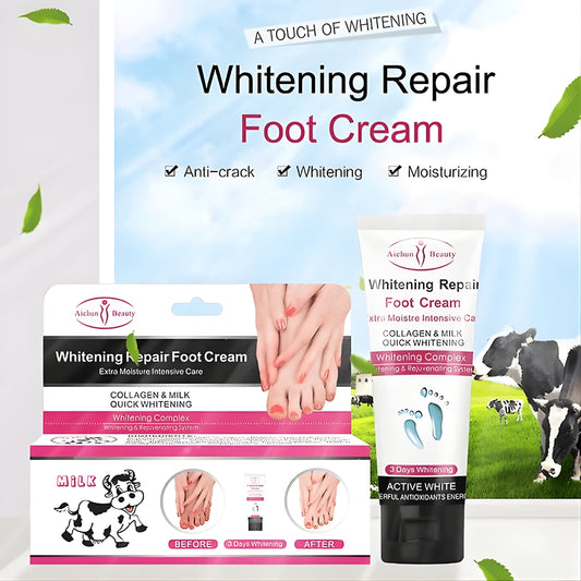 Aichun Beauty Extra Moisture Milk Whitening Repair Foot Cream 100g
