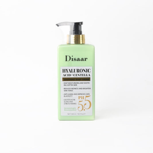 Disaar Hyaluronic Acid + Centella Soothing Body Cream (500ml)