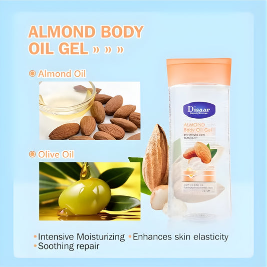 Disaar Almond Body Oil Gel (200ml)