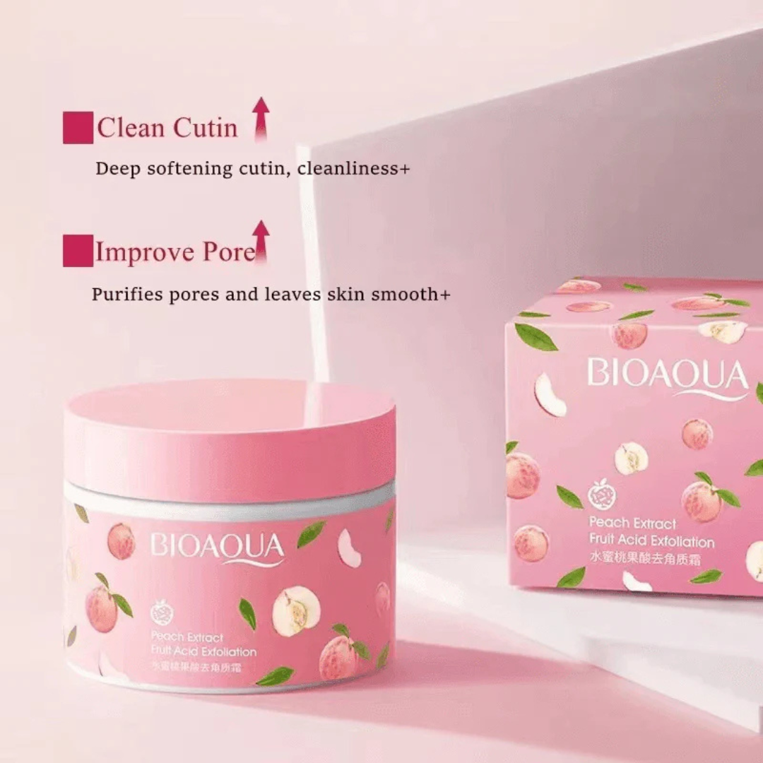 BIOAQUA Peach Extract Exfoliating Body Scrub Gel (140g)