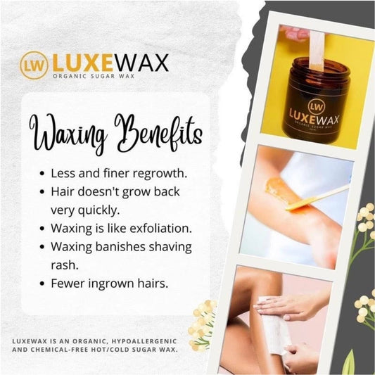 Luxewax Organic DIY Sugar Waxing Kit (250ml)