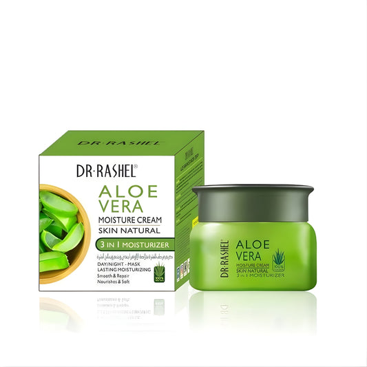 DR RASHEL Aloe Vera Skin Lightening Moisturizer Facial Cream 3 in 1 - 50g