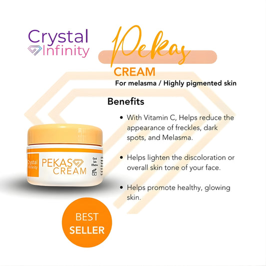 Crystal Infinity Pekas Cream 15g Brightening Cream