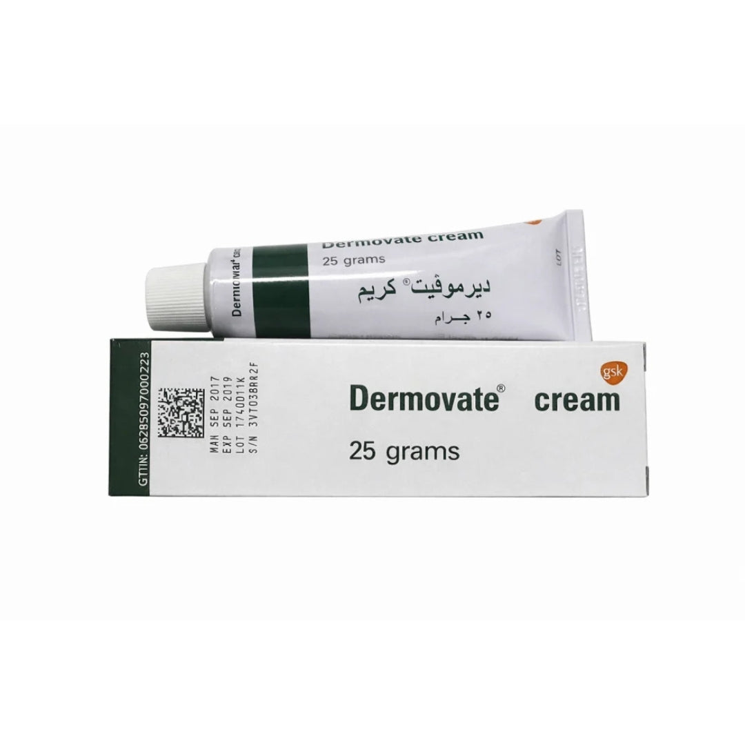 Dermovate Cream for Skin Inflammation Relief (25g)