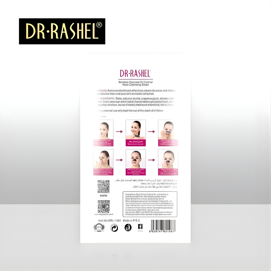 Dr. Rashel Black Nose Strips – Deep Clean Pore Care (6pcs)