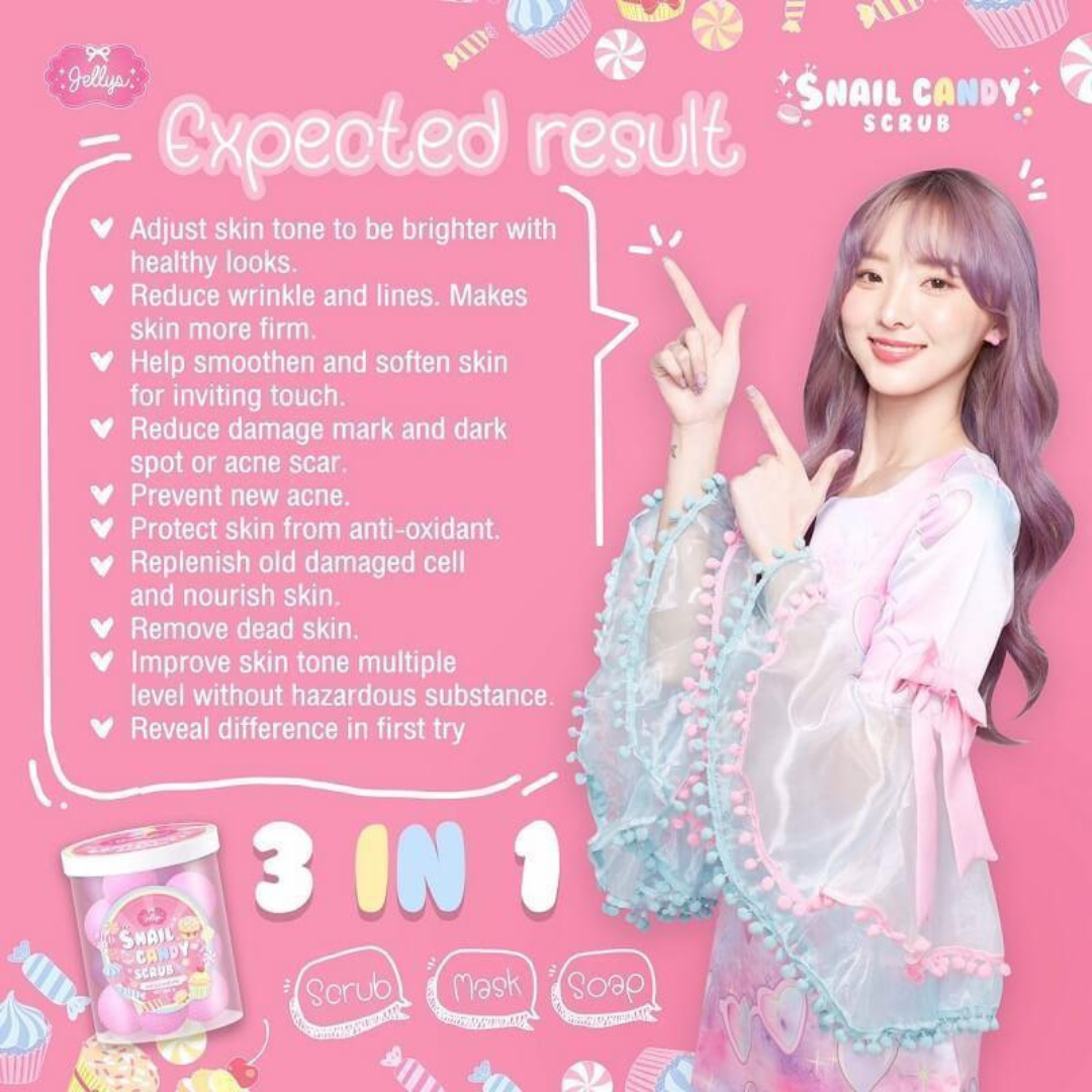 Snail Candy Scrub 3-in-1 Skin Scrub (300g)