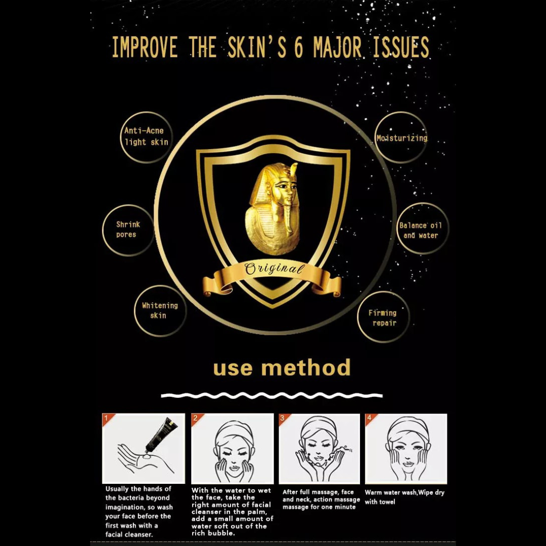 Dr.Rashel 24K Gold & Collagen Facial Wash Gel Foam (100ml)