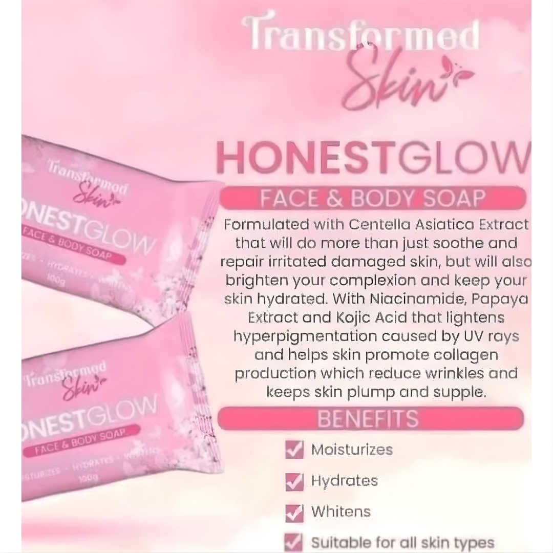 Honest Glow Glass Skin Soap – 125g