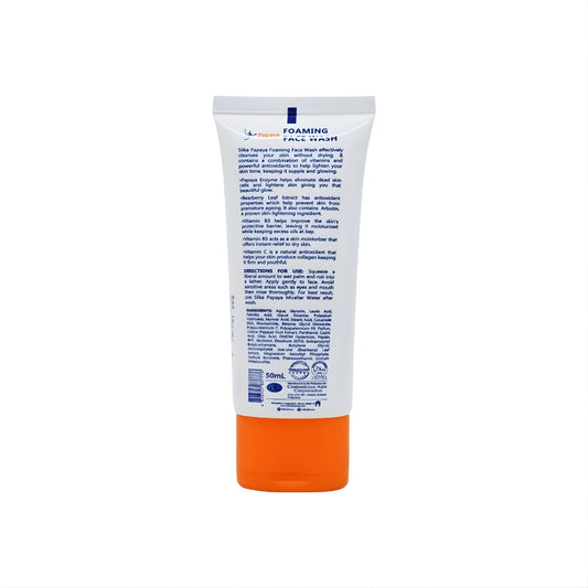 Silka Papaya Foaming Face Wash - 50ml