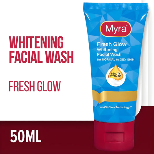 Myra Fresh Glow Whitening Facial Wash - 50ml