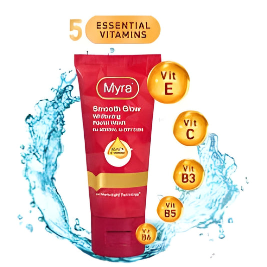 Myra Smooth Glow Whitening Facial Wash - 50ml