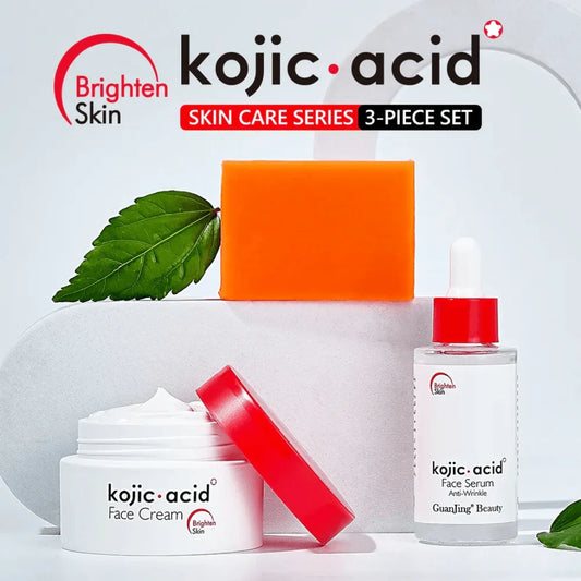 GuanJing Beauty Kojic Acid 3-Piece Skin Care Set