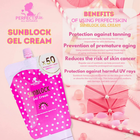 Perfect Skin Sunblock Gel Cream SPF45 (50g)