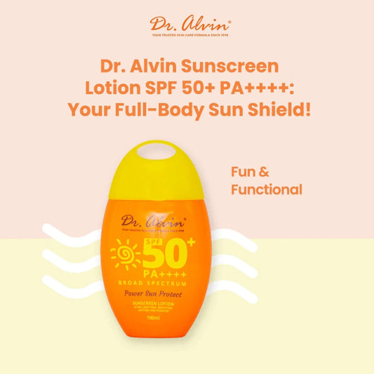 Dr. Alvin Power Sun Protect Sunscreen Lotion SPF50+ PA+++ (100ml)
