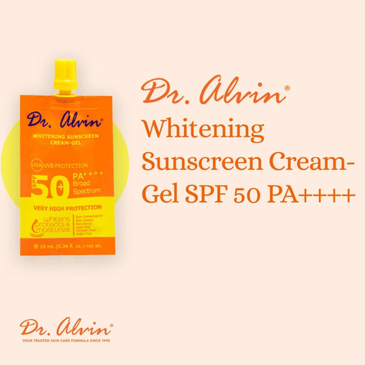 Dr. Alvin Whitening Sunscreen Cream-Gel SPF50 PA++++ (10ml)