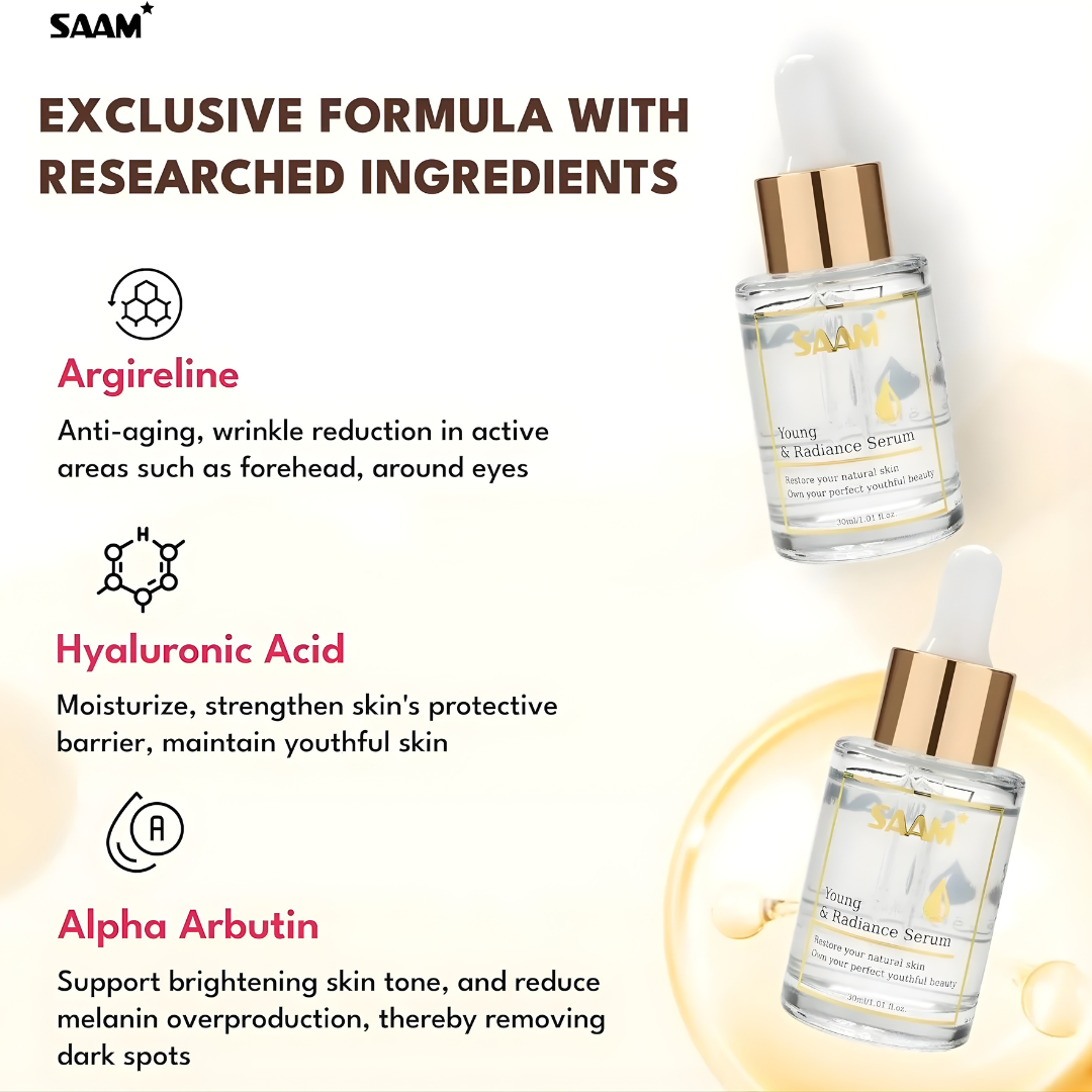 SAAM Young and Radiance Serum (30ml)