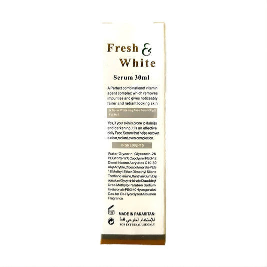 Fresh & White Face Serum with Lycopene Brightening Formula 30ml