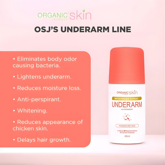 Organic Skin Brightening Expert Underarm Deodorant Roll-On (40ml)