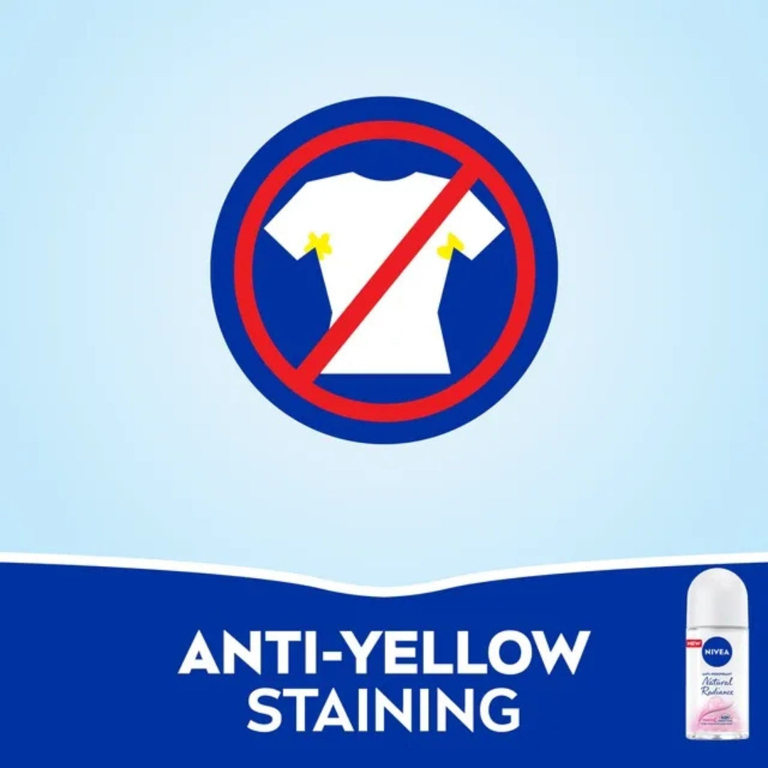 Nivea Natural Radiance Antiperspirant Roll-On 50ml