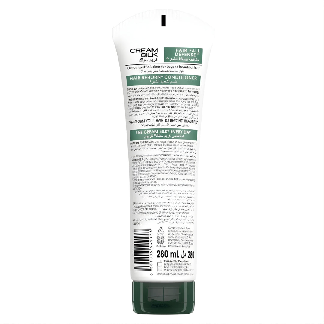Cream Silk Hair Fall Defense Conditioner 280ml