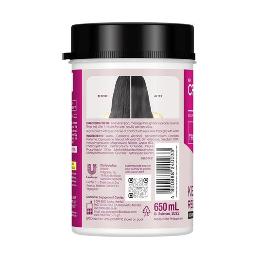 Cream Silk Daily Treatment Keratin Rebond Straight 650ml