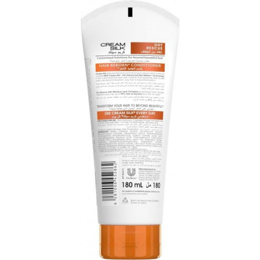 Cream Silk Dry Rescue Hair Reborn Conditioner (180ml)