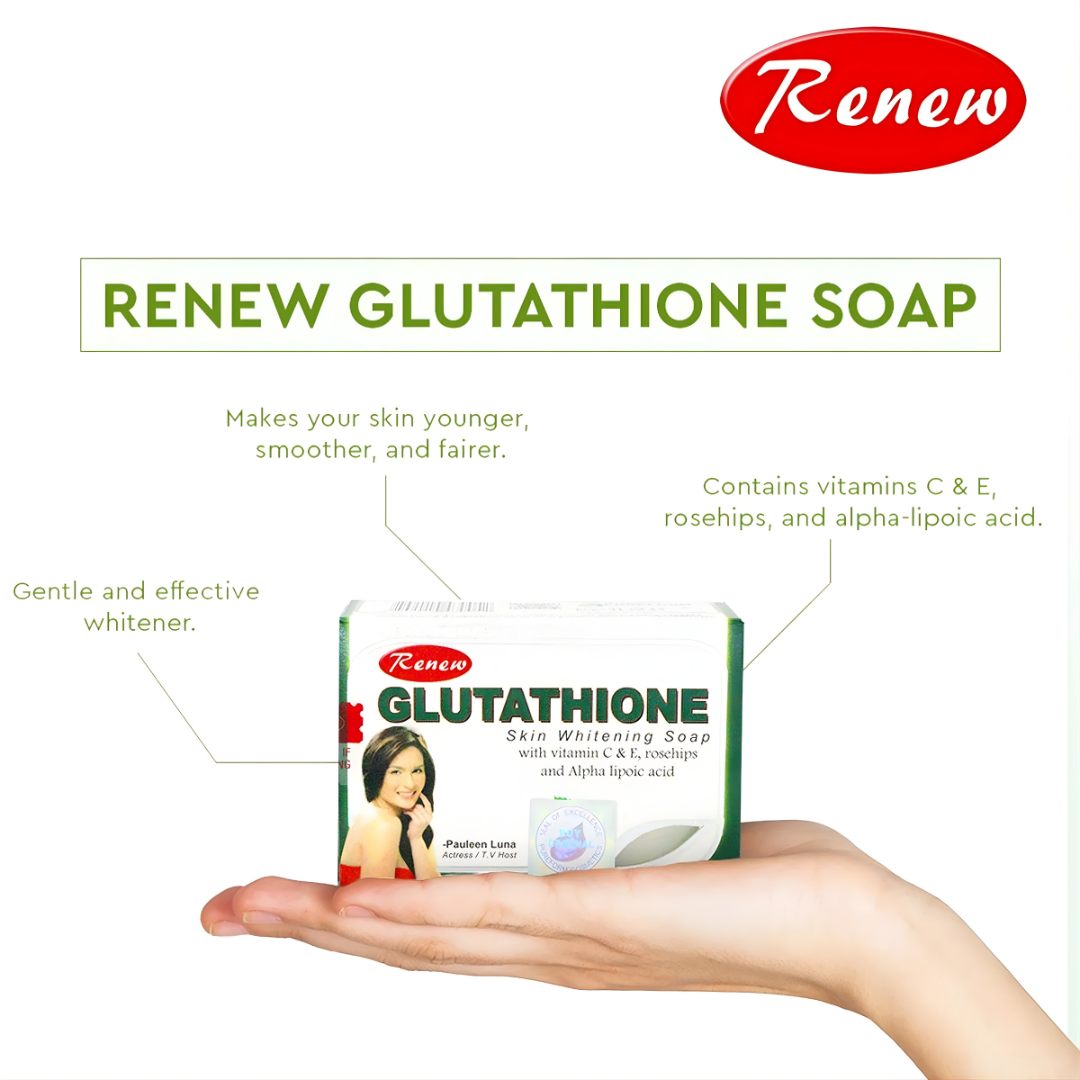 Renew Glutathione Skin Whitening Soap (135g)