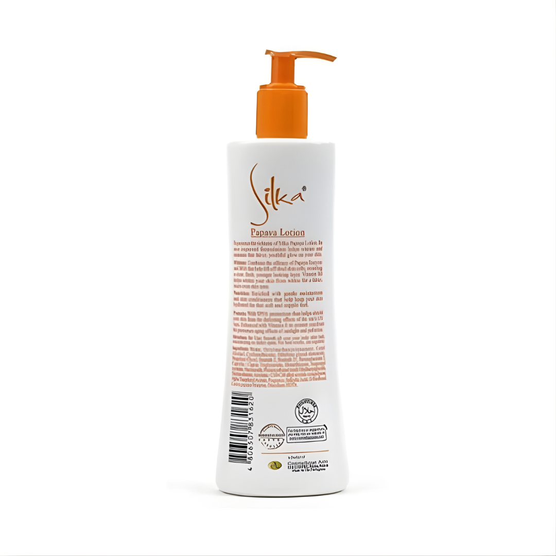 Silka Skin Whitening Papaya Lotion SPF 6 (500ml)
