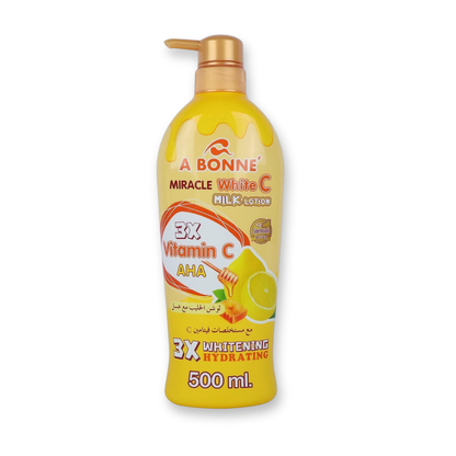 A Bonne Miracle White C Milk Lotion 3x Vitamin C + AHA (500ml)