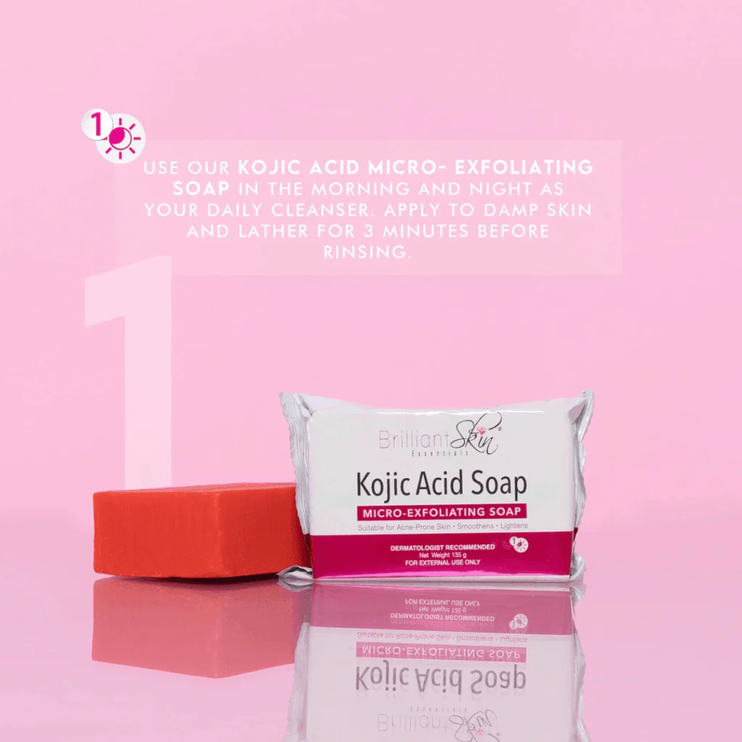 Brilliant Skin Kojic Acid Micro-Exfoliating Soap (135g)