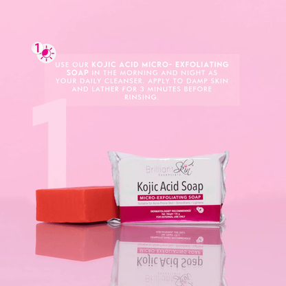Brilliant Skin Kojic Acid Micro-Exfoliating Soap (135g)