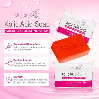 Brilliant Skin Kojic Acid Micro-Exfoliating Soap (135g)