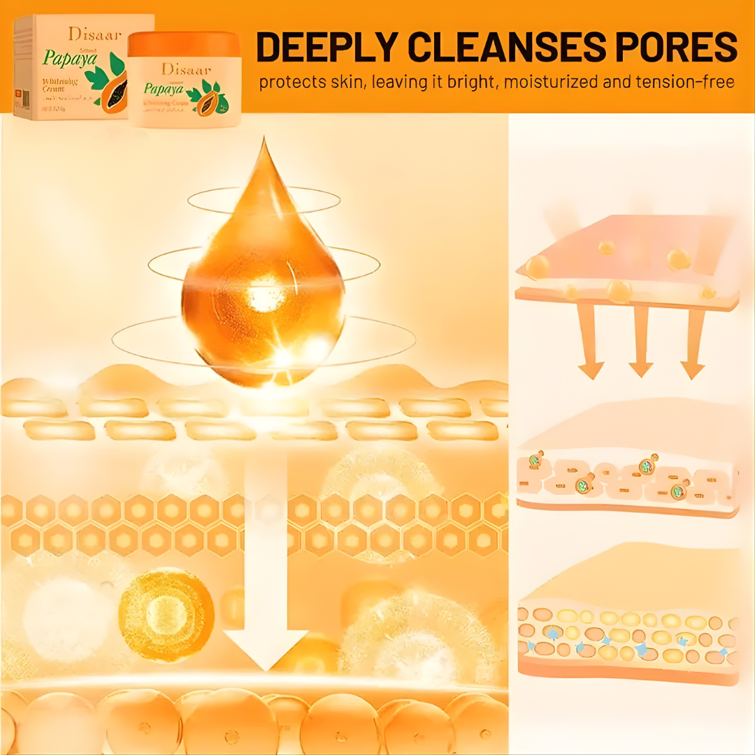 Disaar Papaya Extract Brightening Cream (120g)