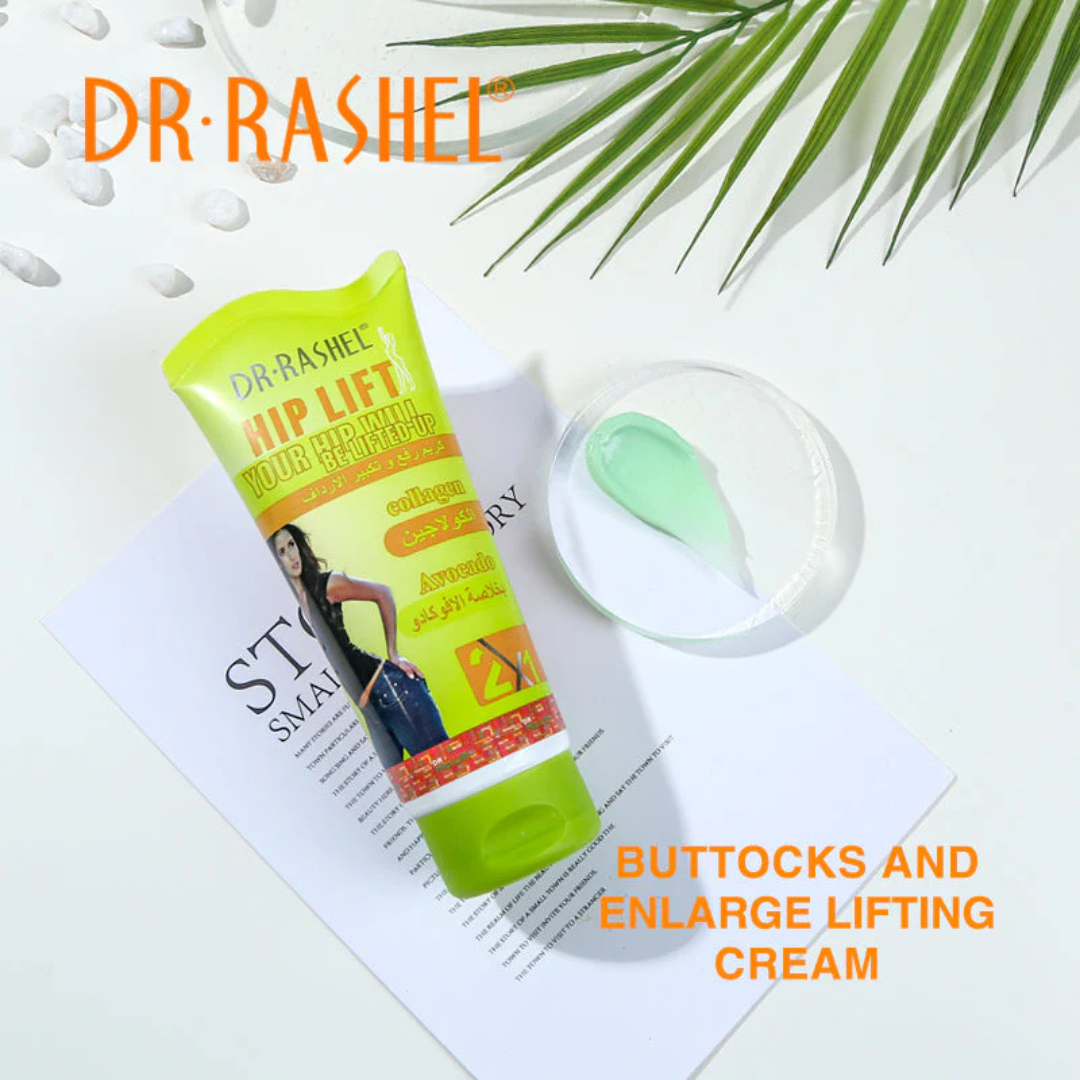 Dr. Rashel 2-in-1 Hip Up Lifting Cream – Avocado & Collagen Formula (150g)