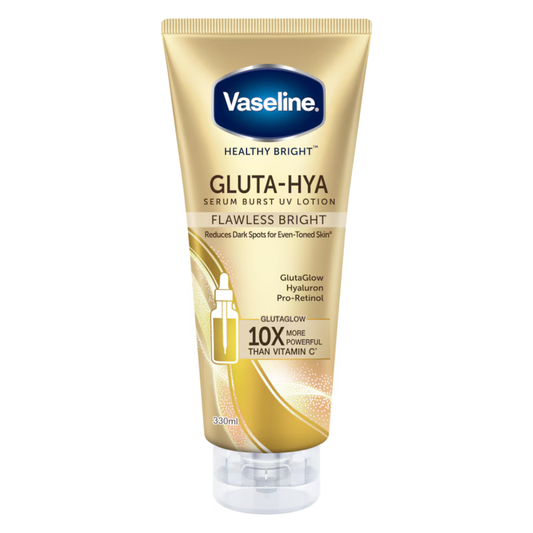 Vaseline Gluta-Hya Serum Burst UV Lotion – Flawless Glow (300ml)