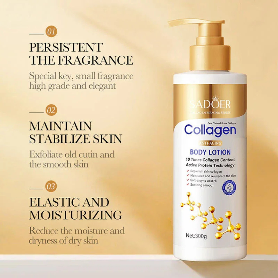 SADOER Collagen Anti-Aging Body Lotion – Firming & Moisturizing Care (300g)