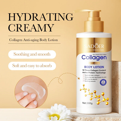SADOER Collagen Anti-Aging Body Lotion – Firming & Moisturizing Care (300g)