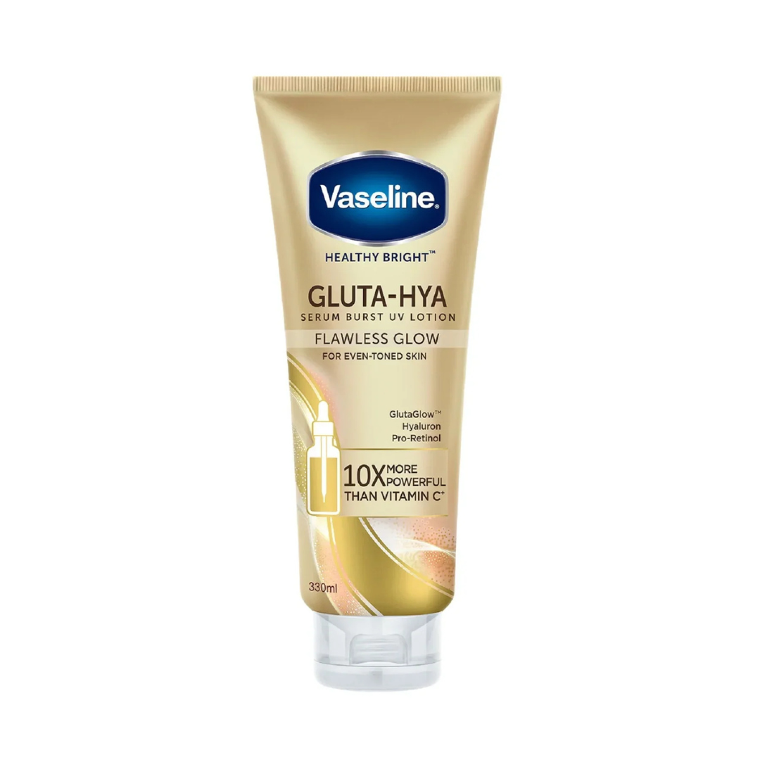 Vaseline Gluta-Hya Serum Burst UV Lotion Flawless Glow (330ml)