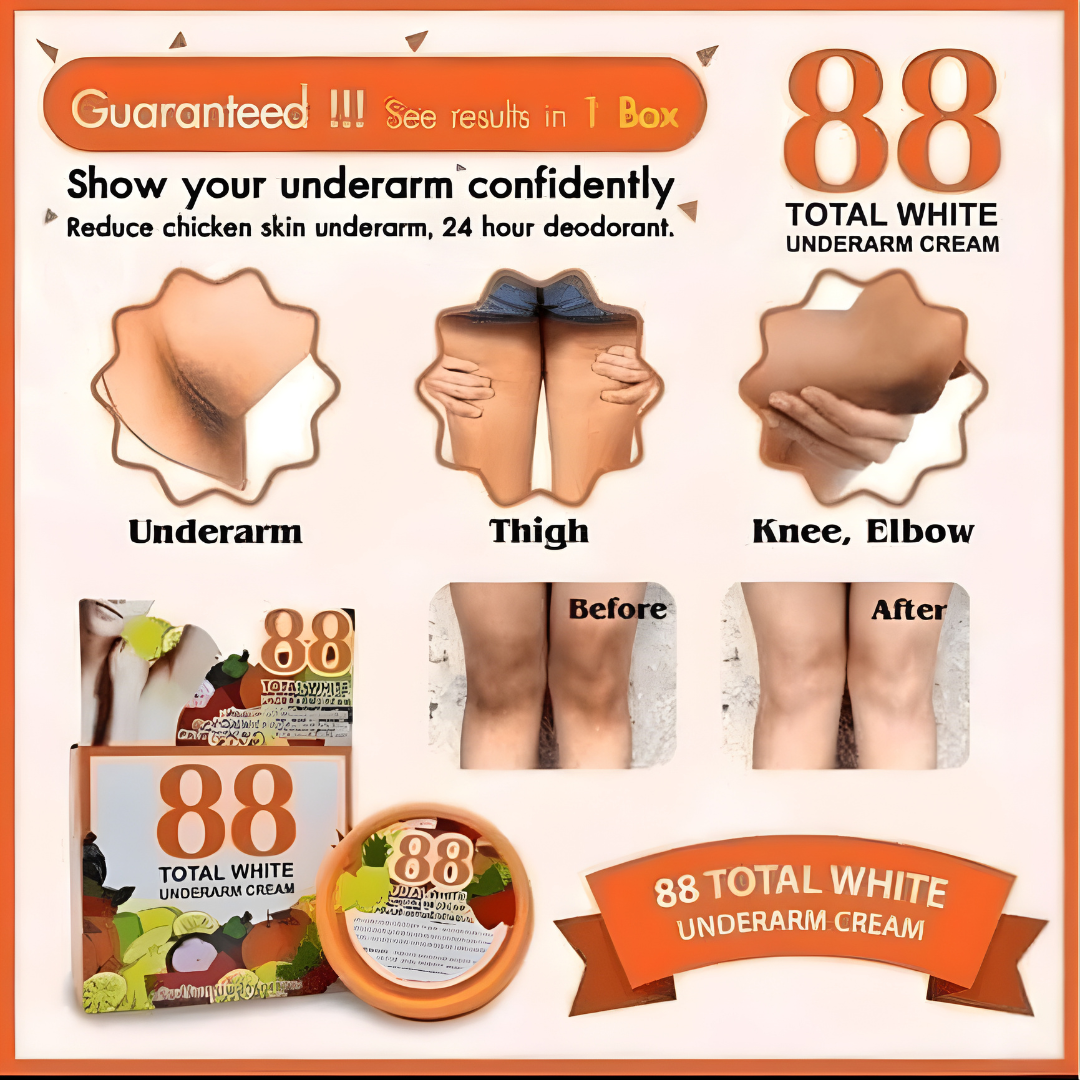 88 Total White Underarm Cream (35g)