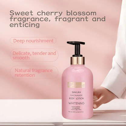 Shawill Sakura Niacinamide Brightening Body Lotion (500ml)