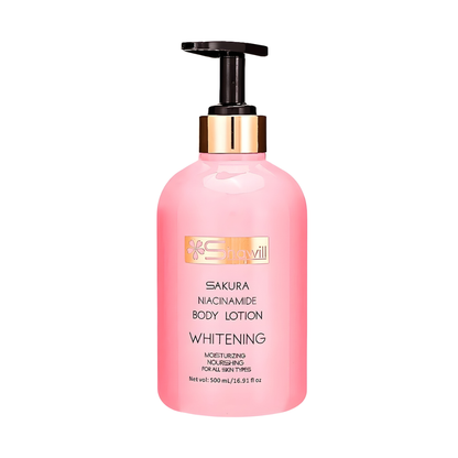 Shawill Sakura Niacinamide Brightening Body Lotion (500ml)