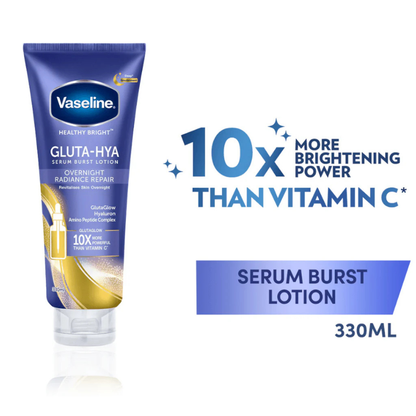 Vaseline Gluta-Hya Serum Burst Lotion Overnight Radiance Repair (330ml)