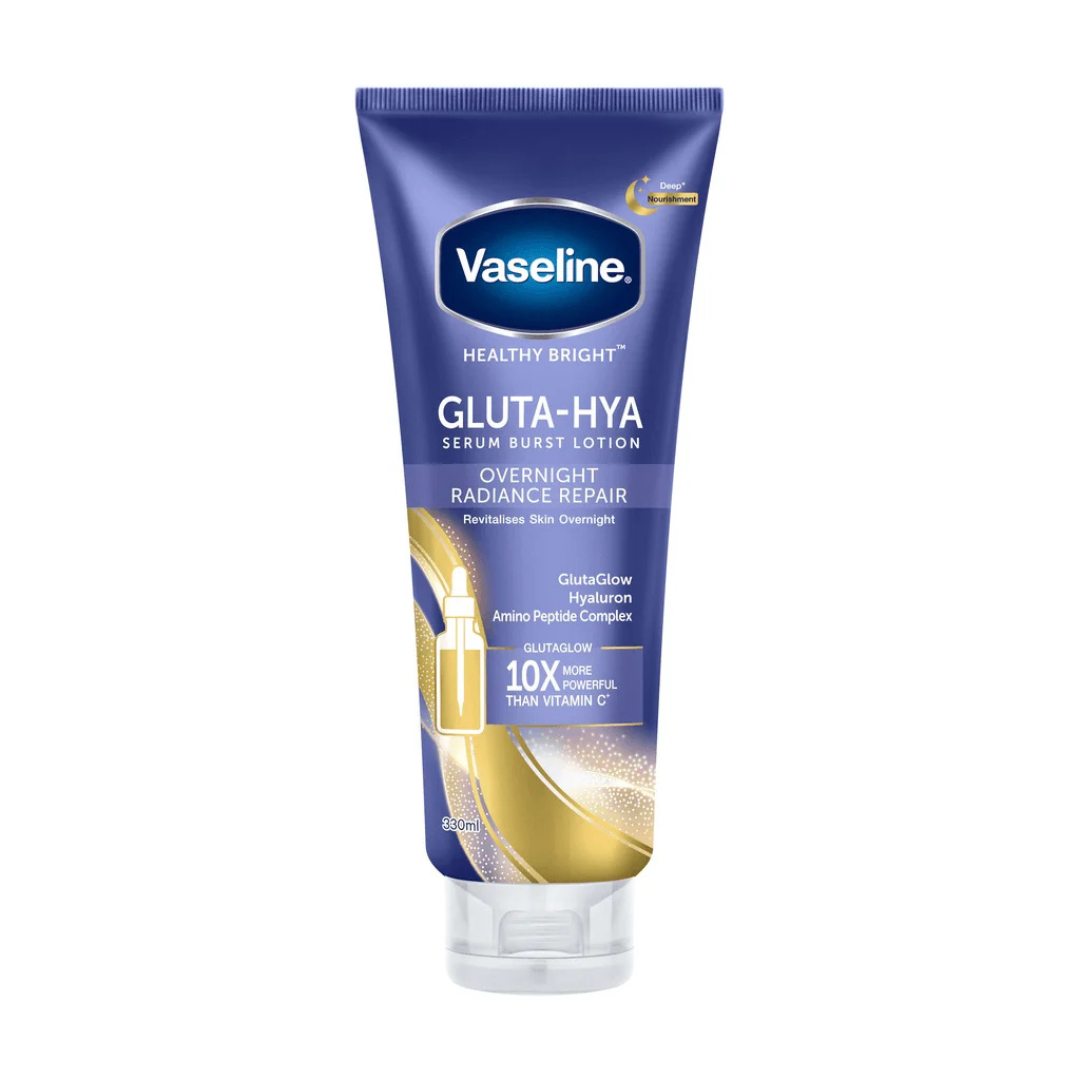 Vaseline Gluta-Hya Serum Burst Lotion Overnight Radiance Repair (330ml)