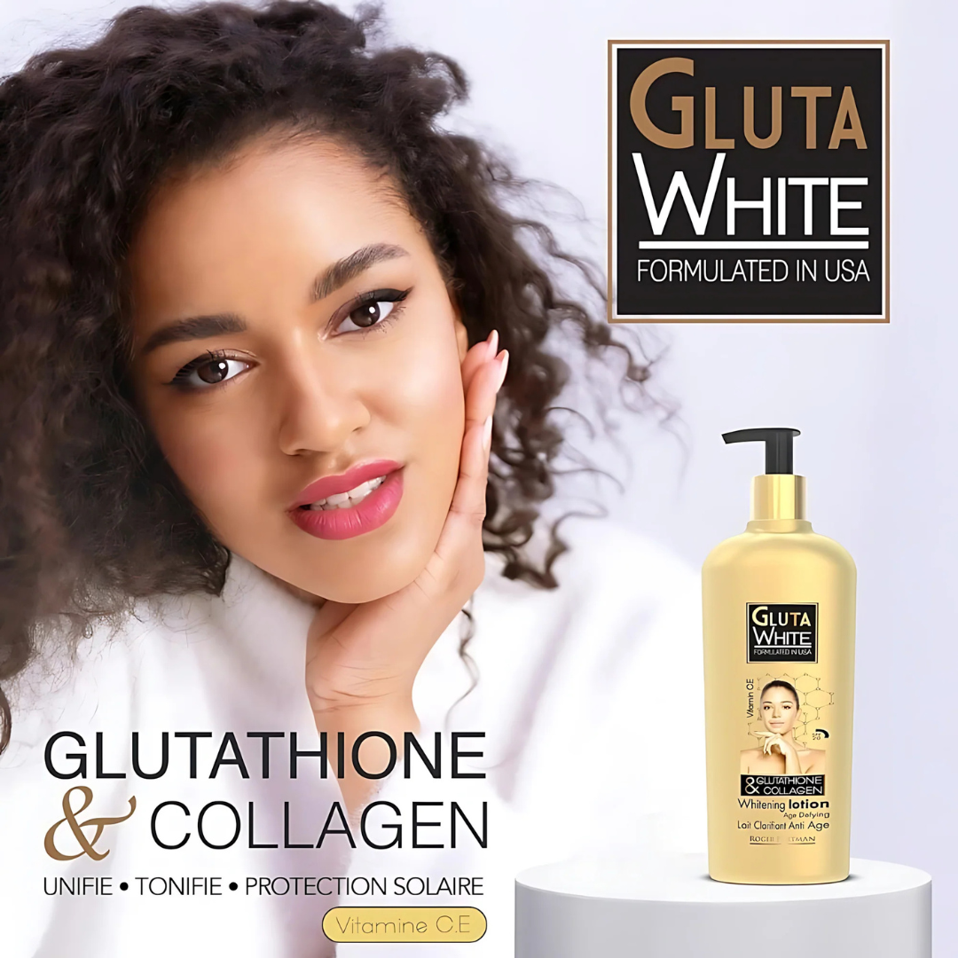 Gluta White Glutathione & Collagen Brightening Body Lotion (500ml)