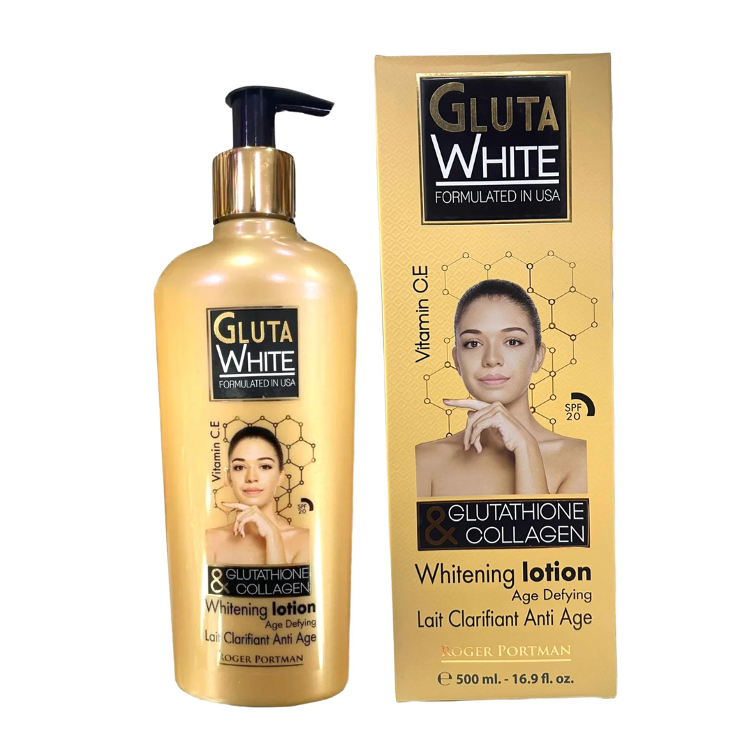 Gluta White Glutathione & Collagen Brightening Body Lotion (500ml)